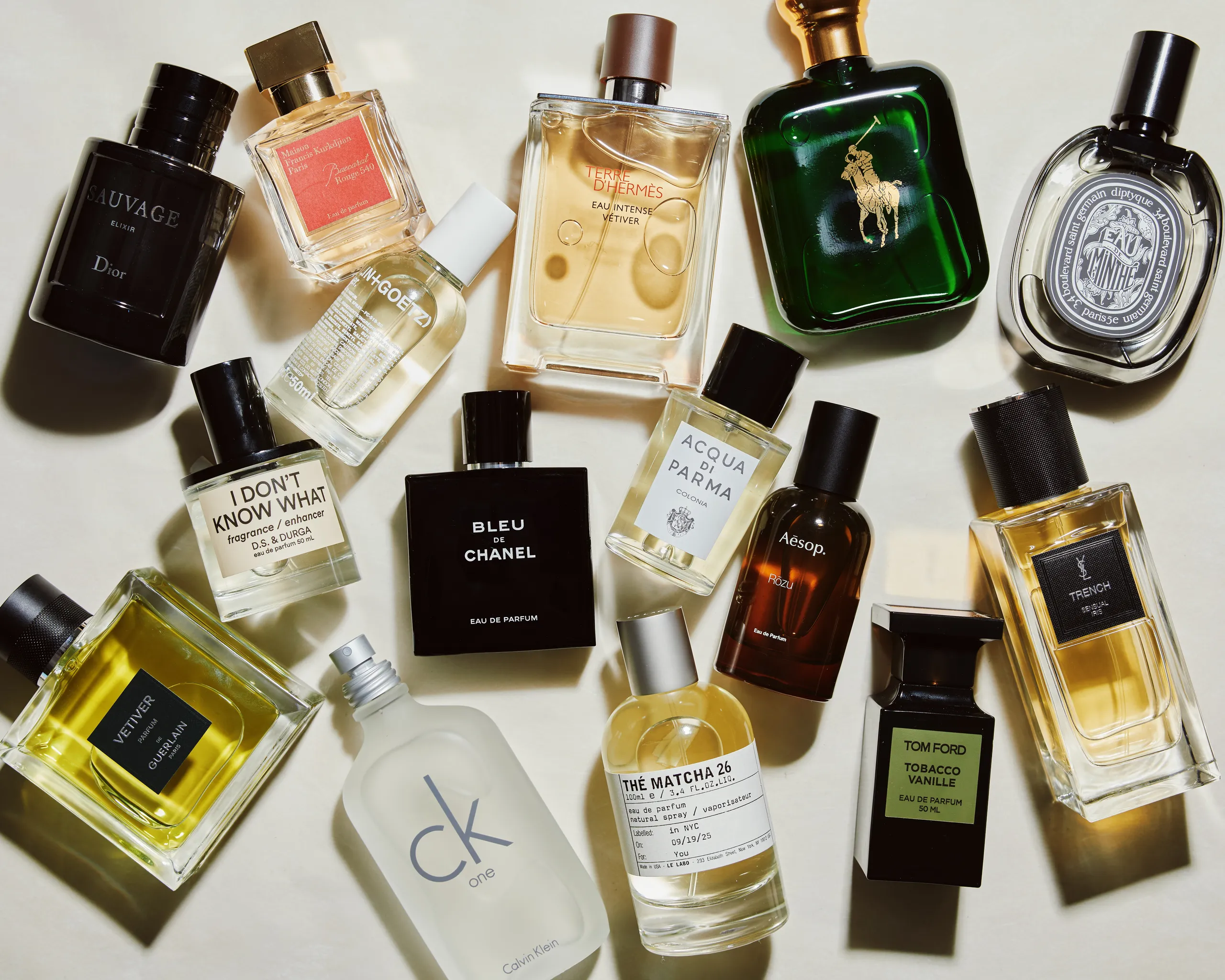 Artisanal cologne fragrance collection illustrating olfactory design